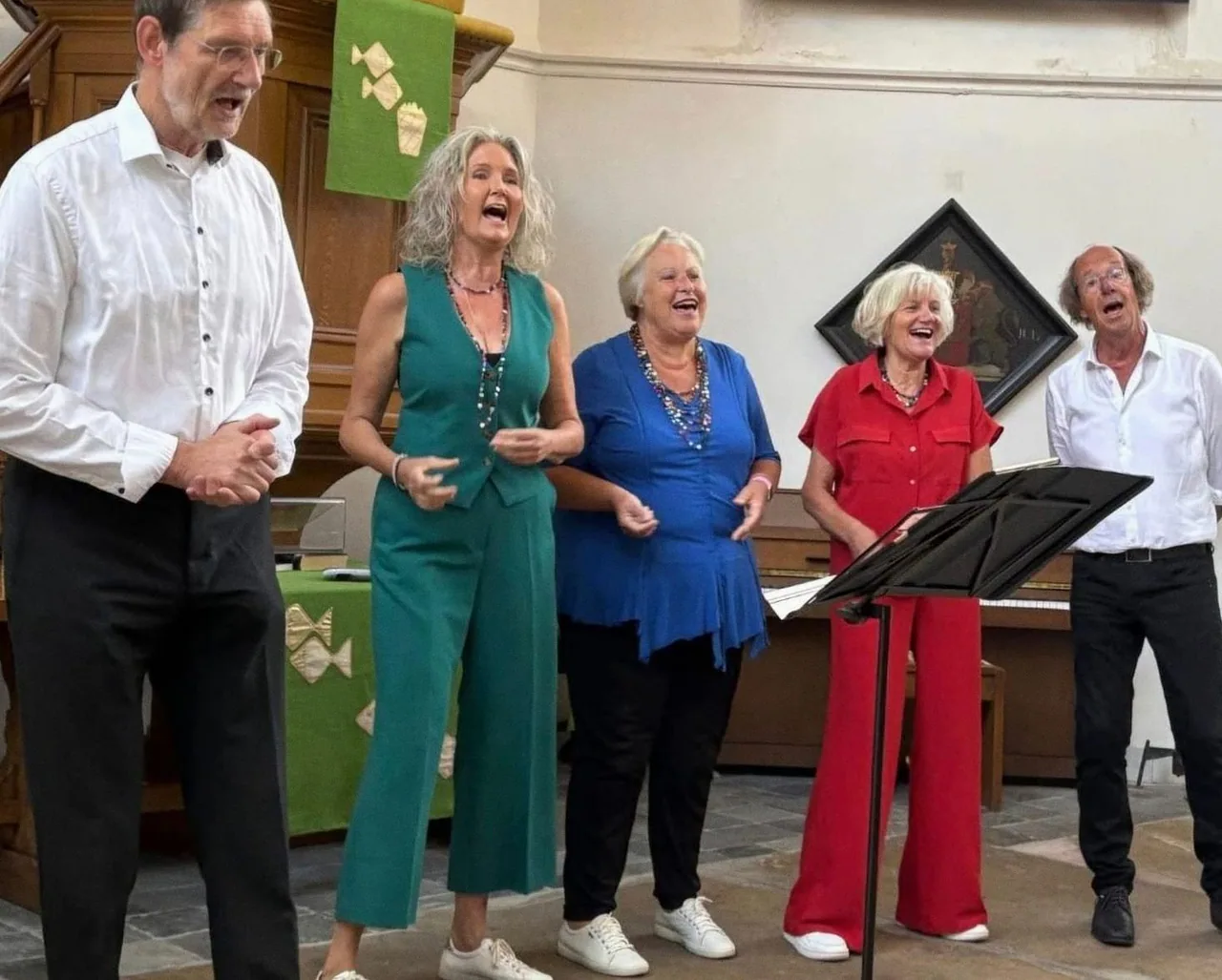 A Cappella Kwintet Blent — achtergrondafbeelding