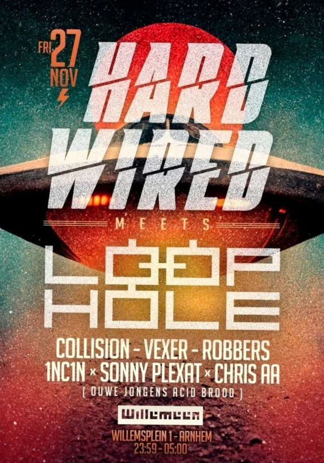 Hardwired · Wibar, Leiden · za 7 nov 2026