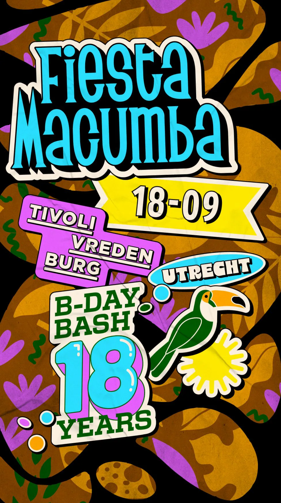 FIESTA MACUMBA'S B-DAY BASH — achtergrondafbeelding