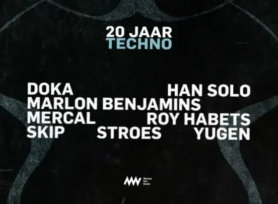 20 jaar Techno · Nieuwe Nor, Heerlen · za 5 dec 2026