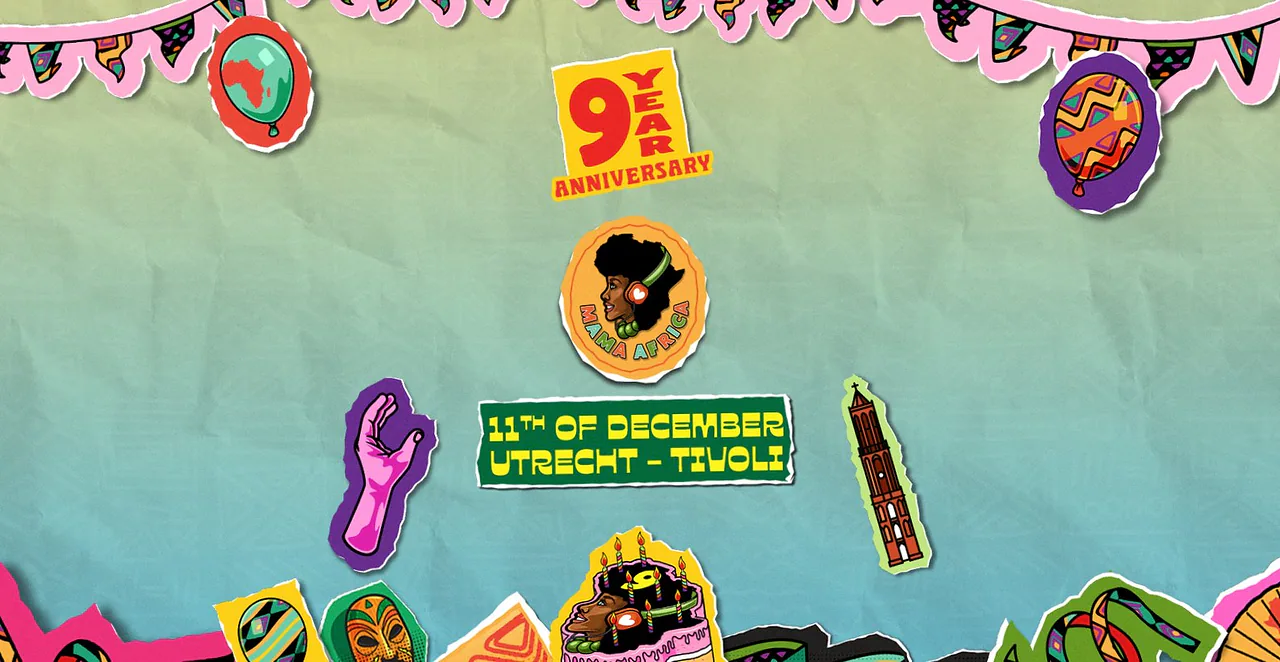 Mama Africa - 9 Year Anniversary — background image