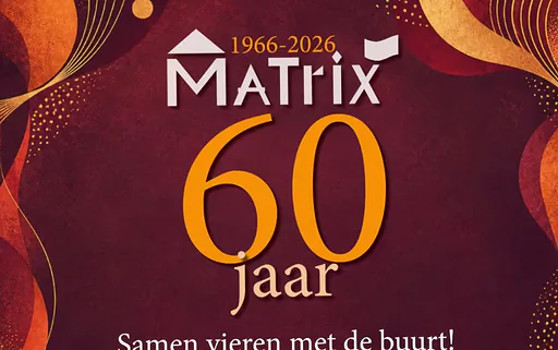 60 jaar Matrix – Samen vieren met de buurt! · Matrix Rotterdam, Rotterdam · zo 1 nov 2026