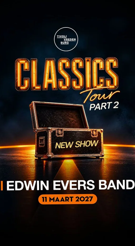 Edwin Evers Band · TivoliVredenburg, Utrecht · Thu, 11 Mar 2027