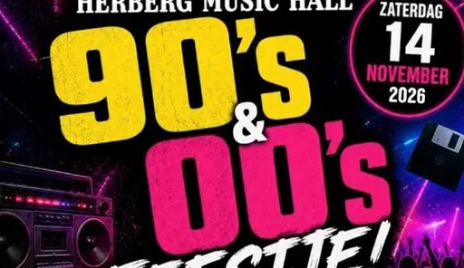 90's & 00's party · De Herberg, Ommen · Sat, 14 Nov 2026
