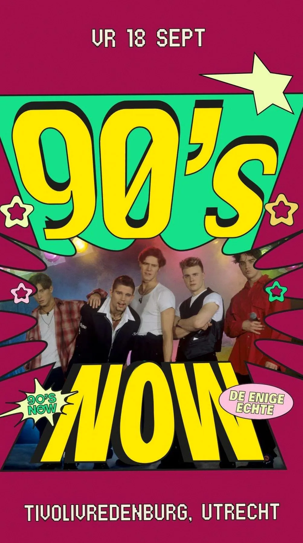 90's NOW · TivoliVredenburg, Utrecht · vr 18 sep 2026