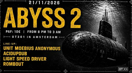 Abyss-2 · OT301, Amsterdam · za 21 nov 2026