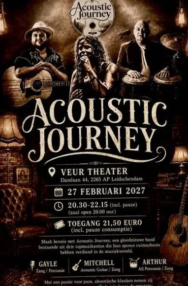 Acoustic Journey · Het Veur Theater, Leidschendam · za 27 feb 2027