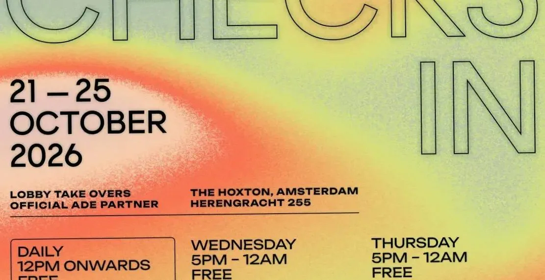 ADE Checks In | Resident DJ's by White Flow · Lotti's Bar @ The Hoxton, Amsterdam · vr 23 okt 2026
