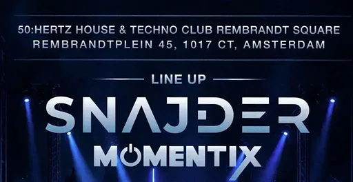 AEVUM · 50:HERTZ House & Techno Club Rembrandt Square, Amsterdam · wo 21 okt 2026