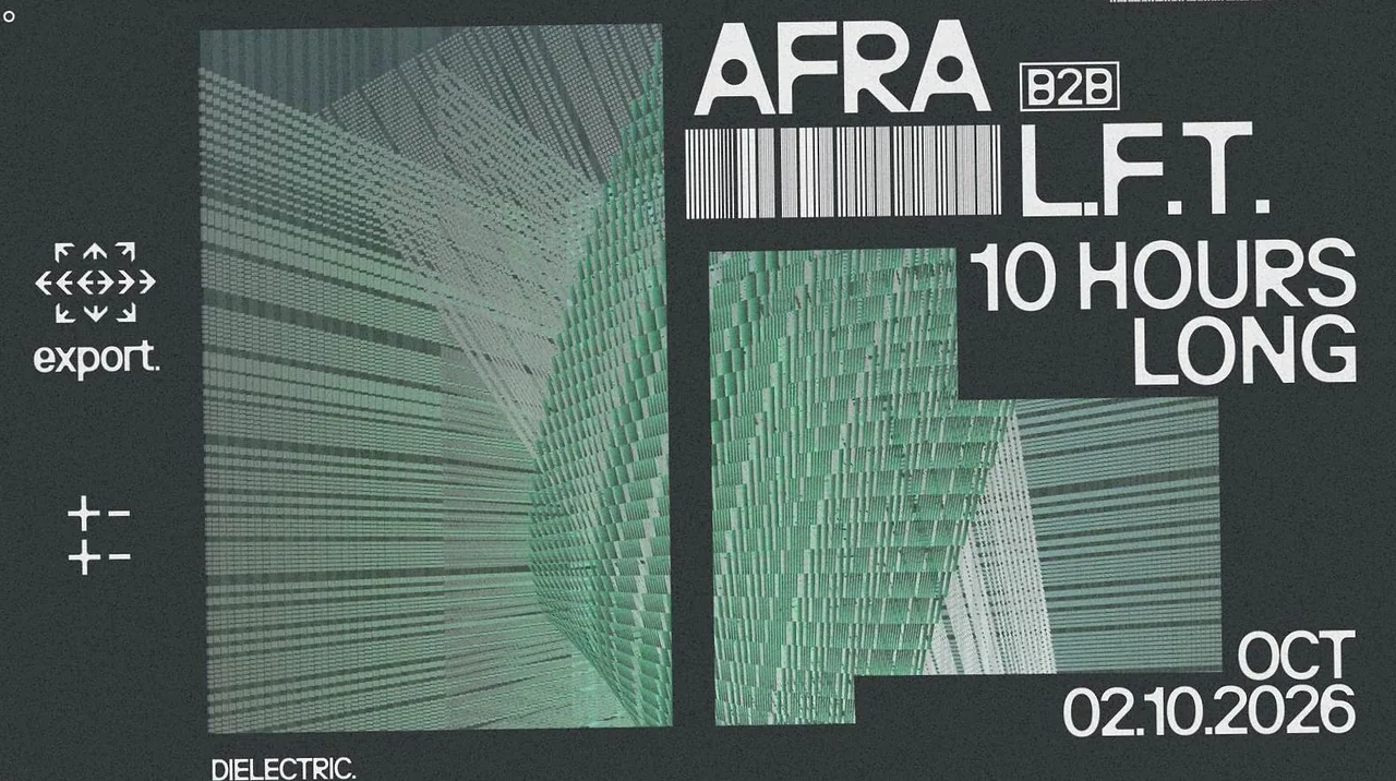 Afra b2b L.F.T. 10 Hours Long · Export Rotterdam, Rotterdam · vr 2 okt 2026