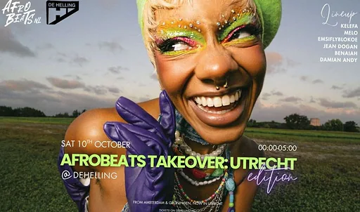 Afrobeats Netherlands · De Helling, Utrecht · za 10 okt 2026
