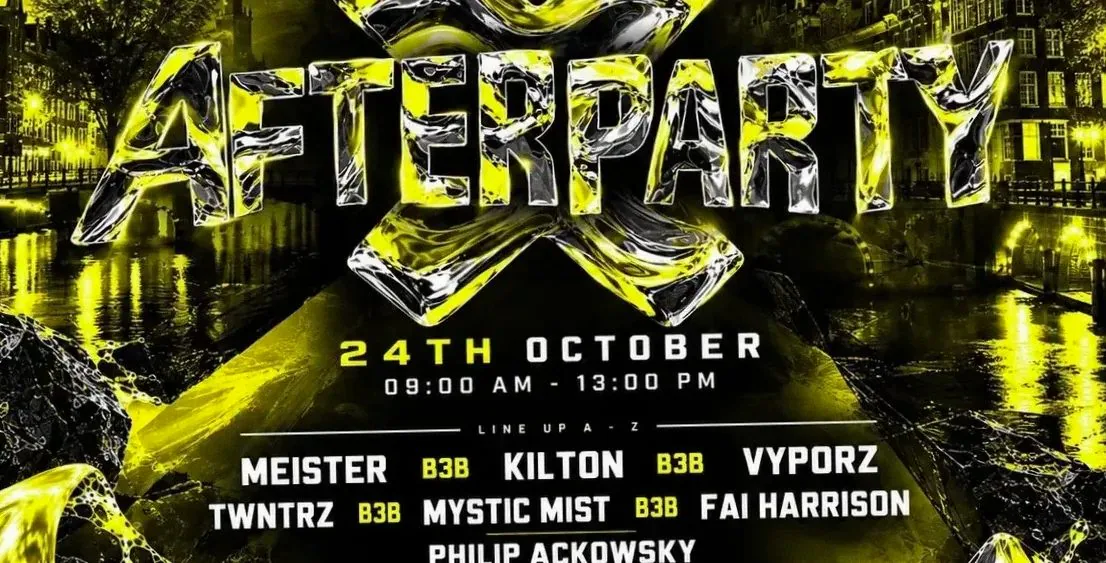 Afterparty by Techno Agency × AH Promotions · Panama, Amsterdam · za 24 okt 2026