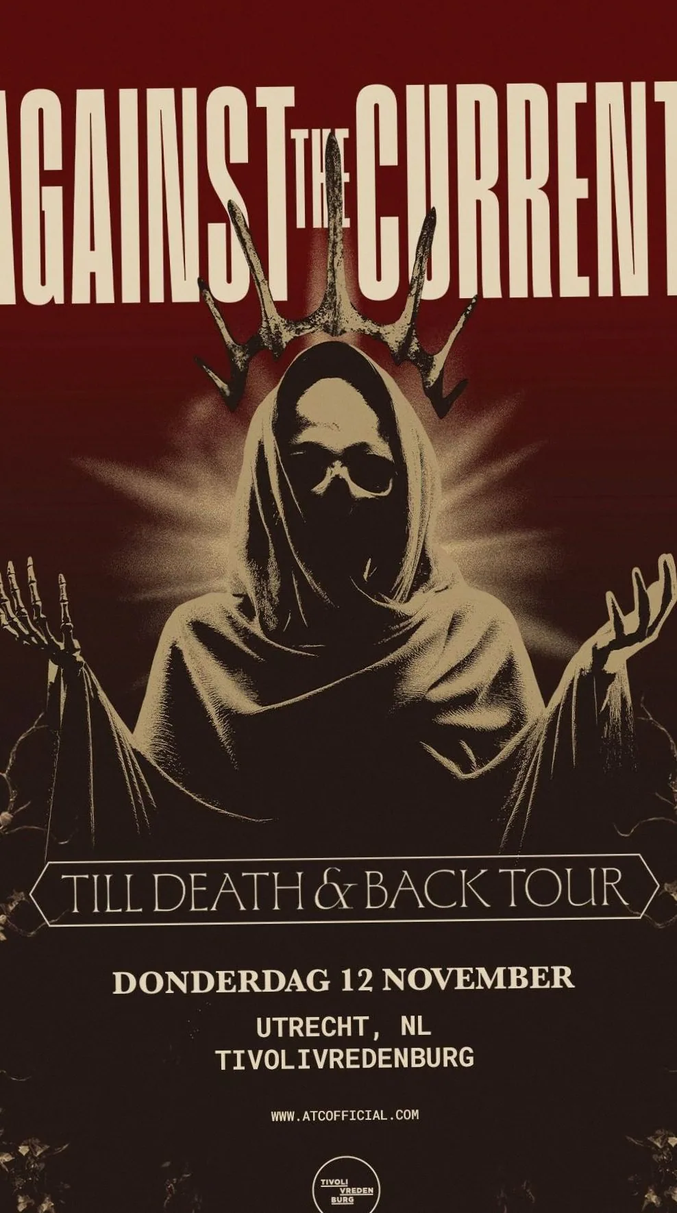 Against the Current · TivoliVredenburg, Utrecht · Thu, 12 Nov 2026
