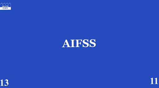 AIFFS W/ TBA · Skatecafe, Amsterdam · vr 13 nov 2026