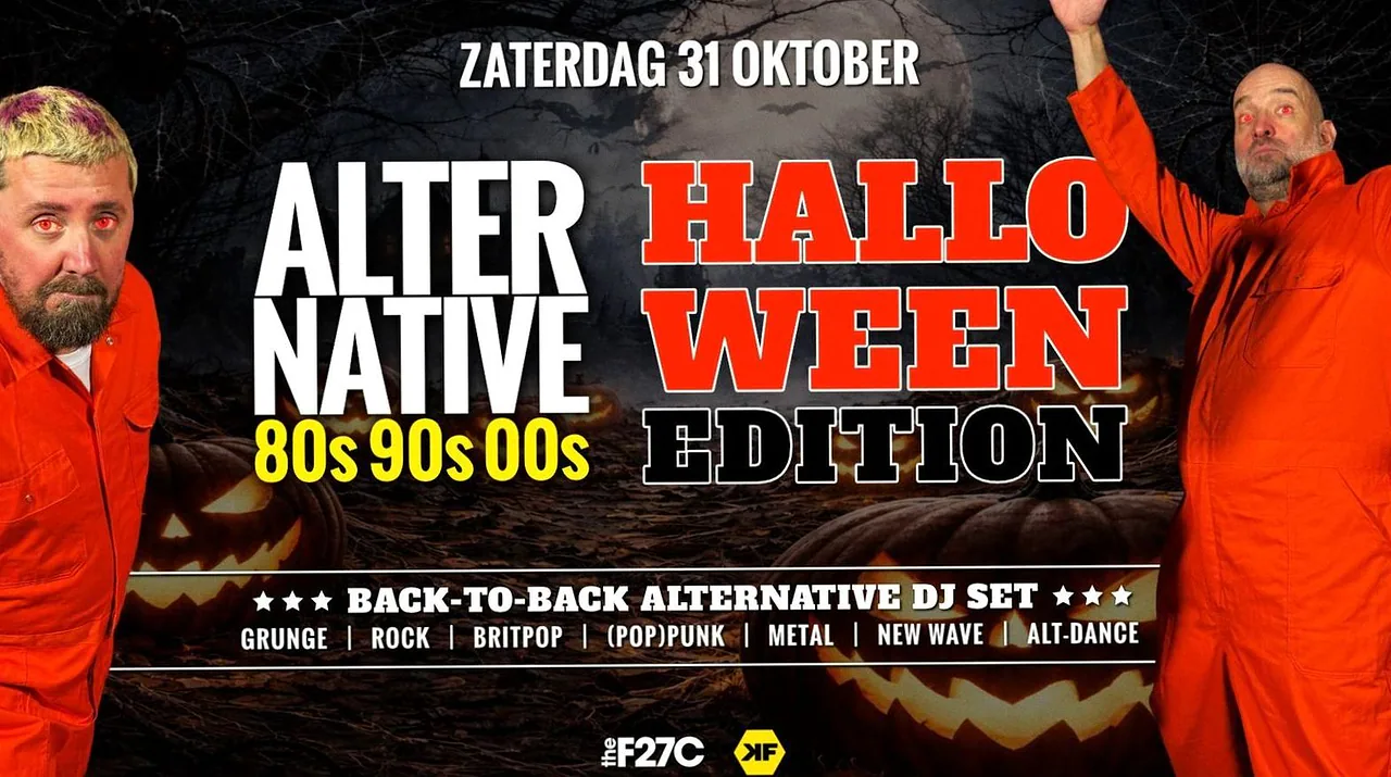 ALTERNATIVE 80's, 90's & 00's · De Kroepoekfabriek, Vlaardingen · za 31 okt 2026
