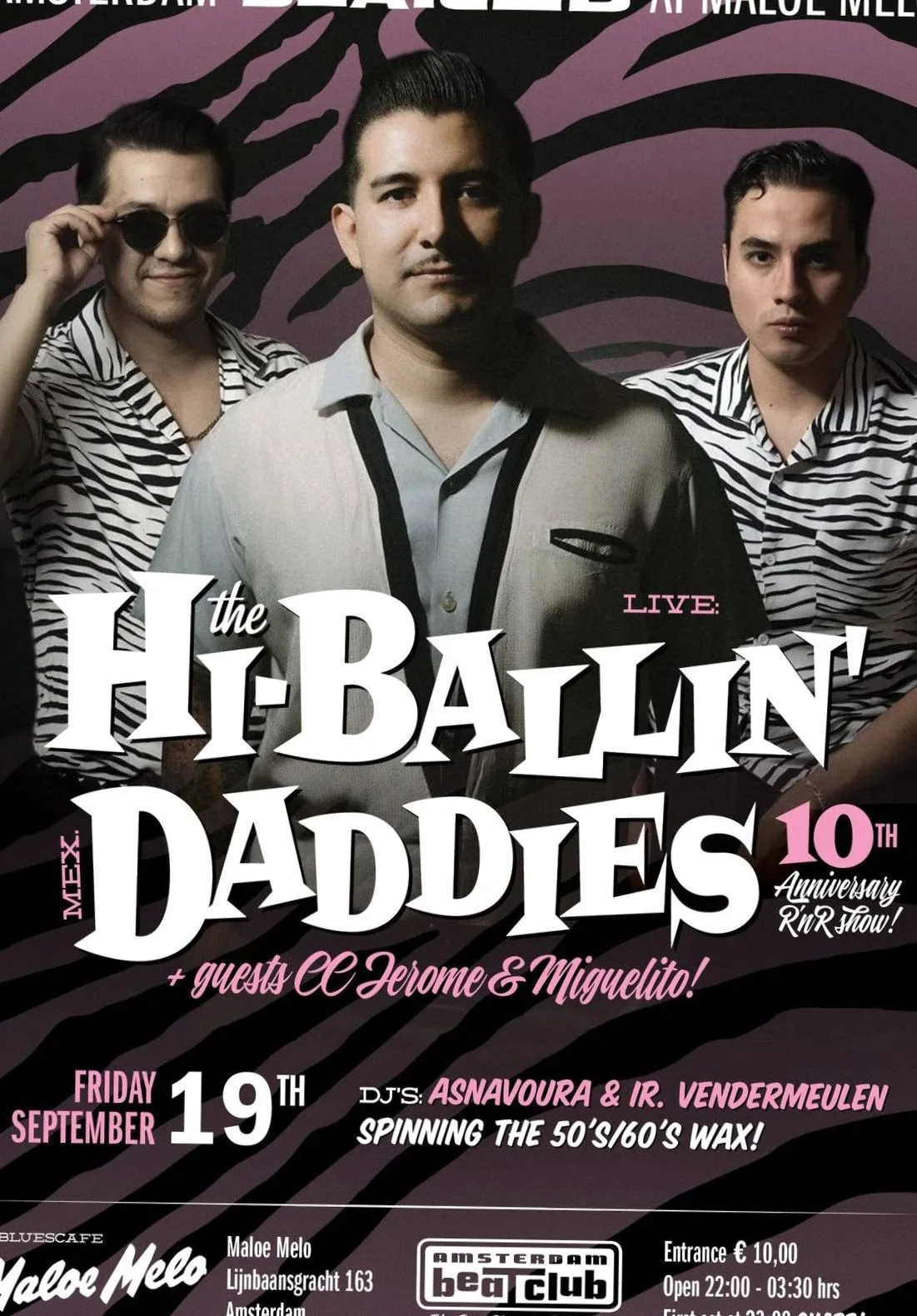 Amsterdam Beatclub: Hi Ballin Daddies (MEX) — achtergrondafbeelding