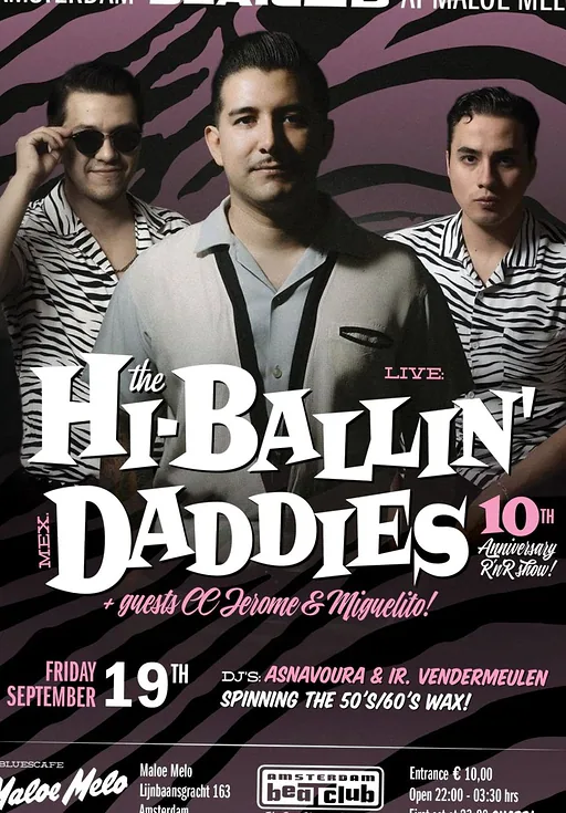 Amsterdam Beatclub: Hi Ballin Daddies (MEX) · Maloe Melo, Amsterdam · za 19 sep 2026