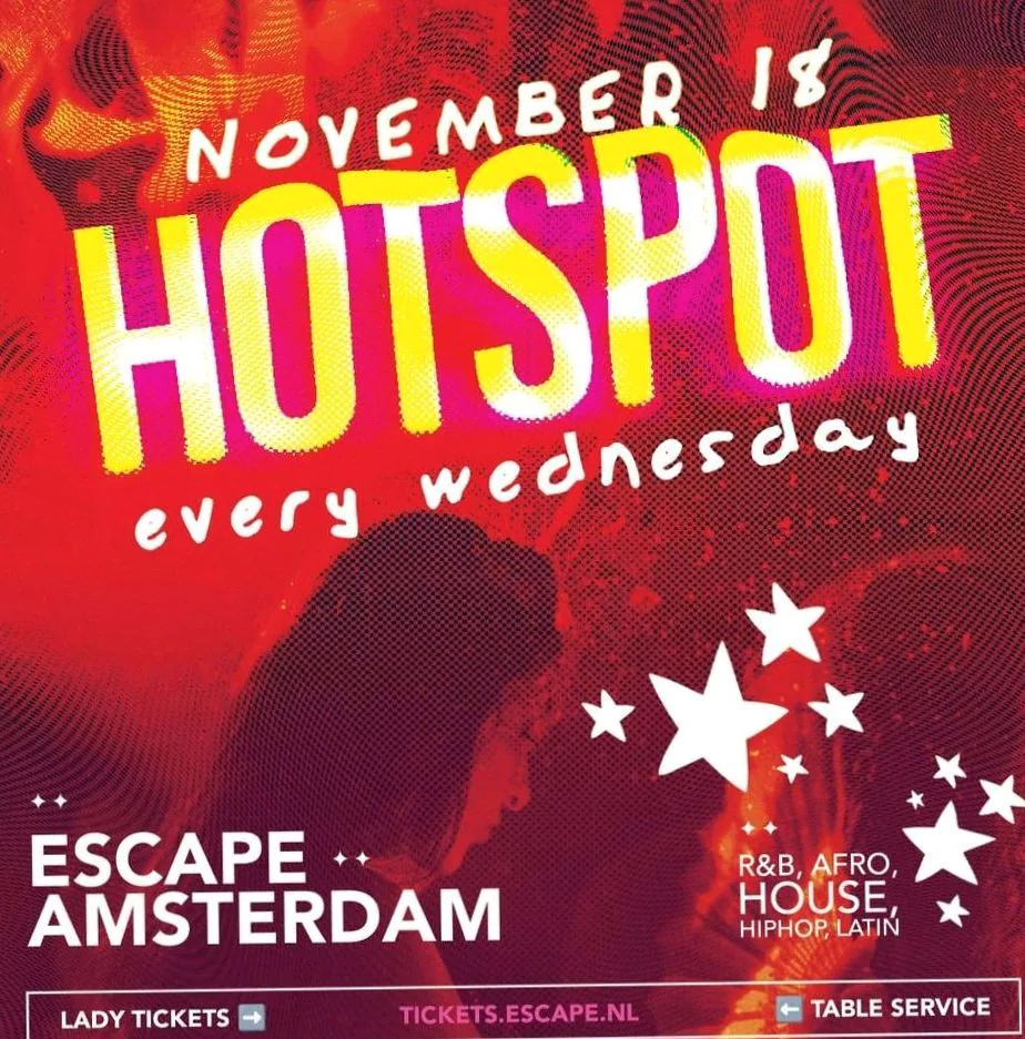 Amsterdam Hotspot · Escape, Amsterdam · Wed, 18 Nov 2026