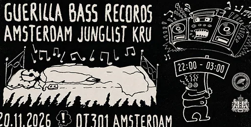 Amsterdam Junglist Kru X Guerilla Bass · OT301, Amsterdam · vr 20 nov 2026