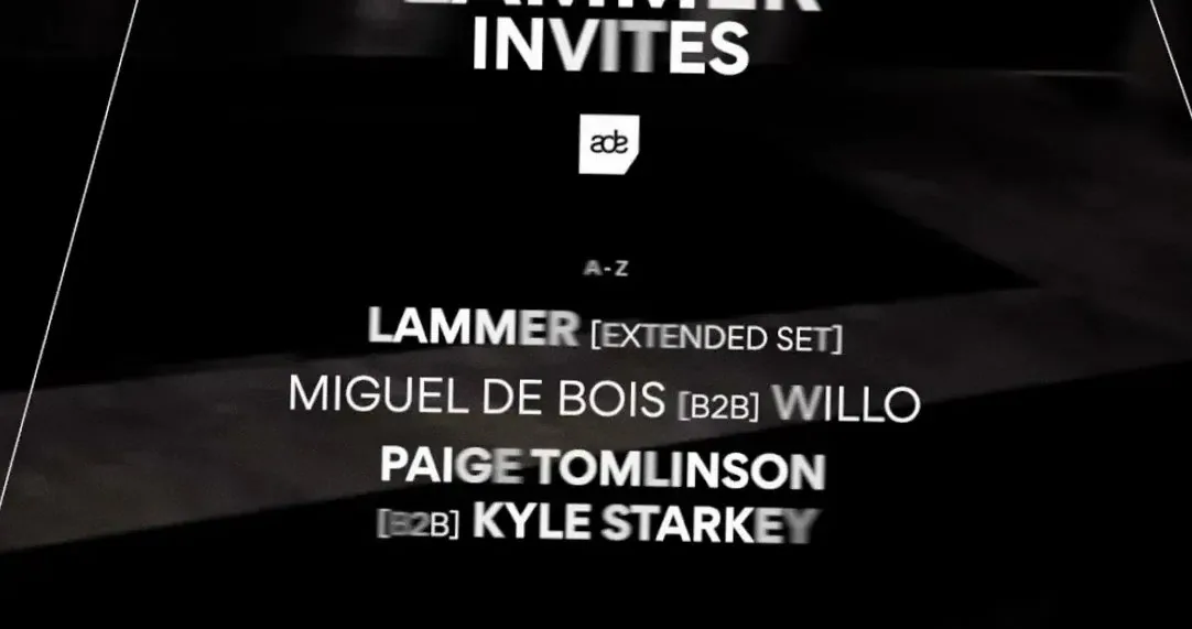 Audio Obscura x LAMMER INVITES · RAWFACTORY, Amsterdam · za 24 okt 2026