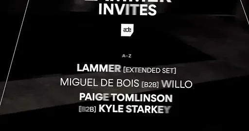 Audio Obscura x LAMMER INVITES · RAWFACTORY, Amsterdam · za 24 okt 2026