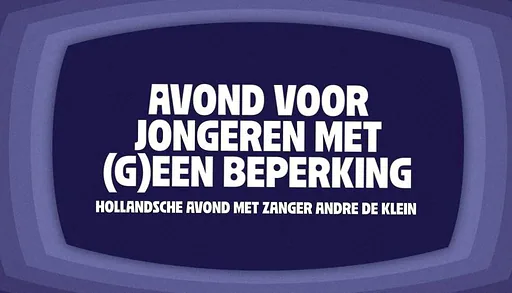 Avond voor jongeren met (g)een beperking · Het Podium, Hoogeveen · vr 16 okt 2026