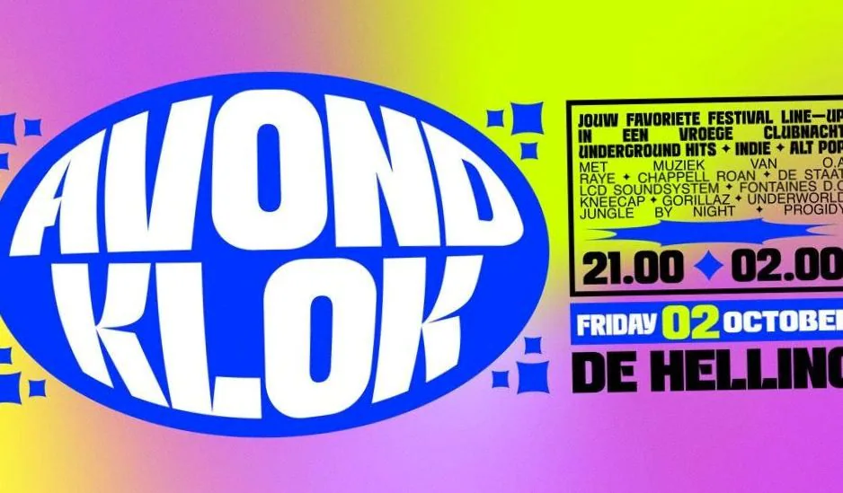 Avondklok · De Helling, Utrecht · vr 2 okt 2026