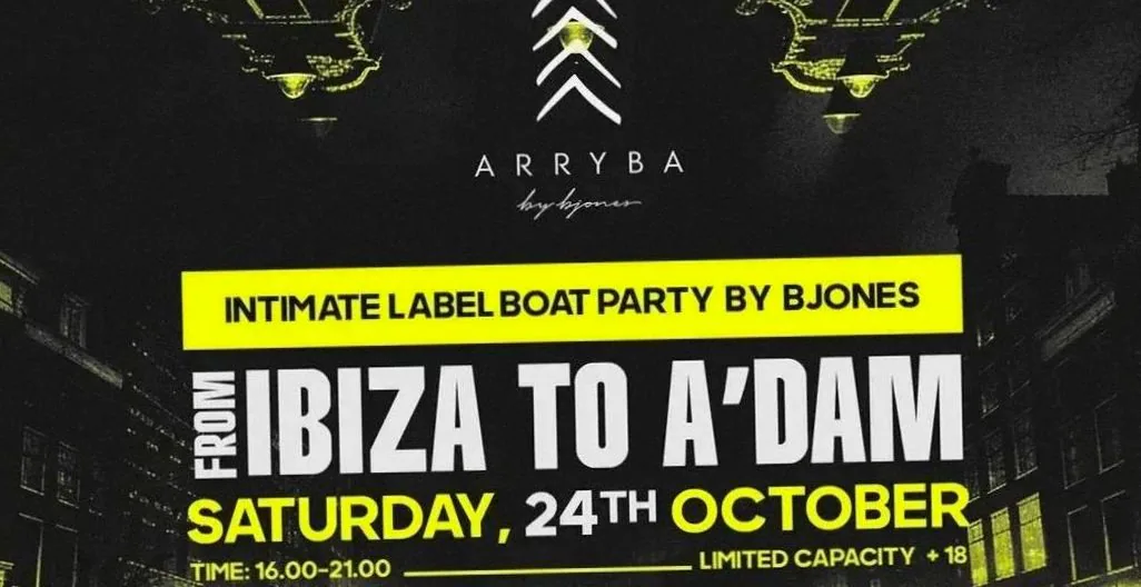 B JONES — STRONGER THAN EVER · SUPPER Cruise, Amsterdam · Sat, 24 Oct 2026
