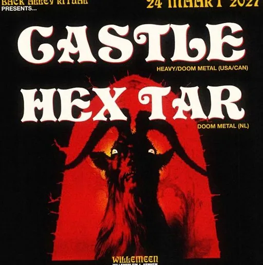 Back Alley Ritual met: Castle (US) + Hex Tar · Willemeen, Arnhem · wo 24 mrt 2027