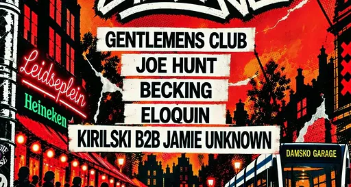 Becking presents: DAMSKO GARAGE · Heineken Hoek, Amsterdam · wo 21 okt 2026