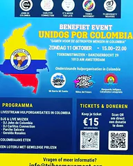 Benefit Event: Unidos Por Colombia · Toekomstmuziek, Amsterdam · zo 11 okt 2026