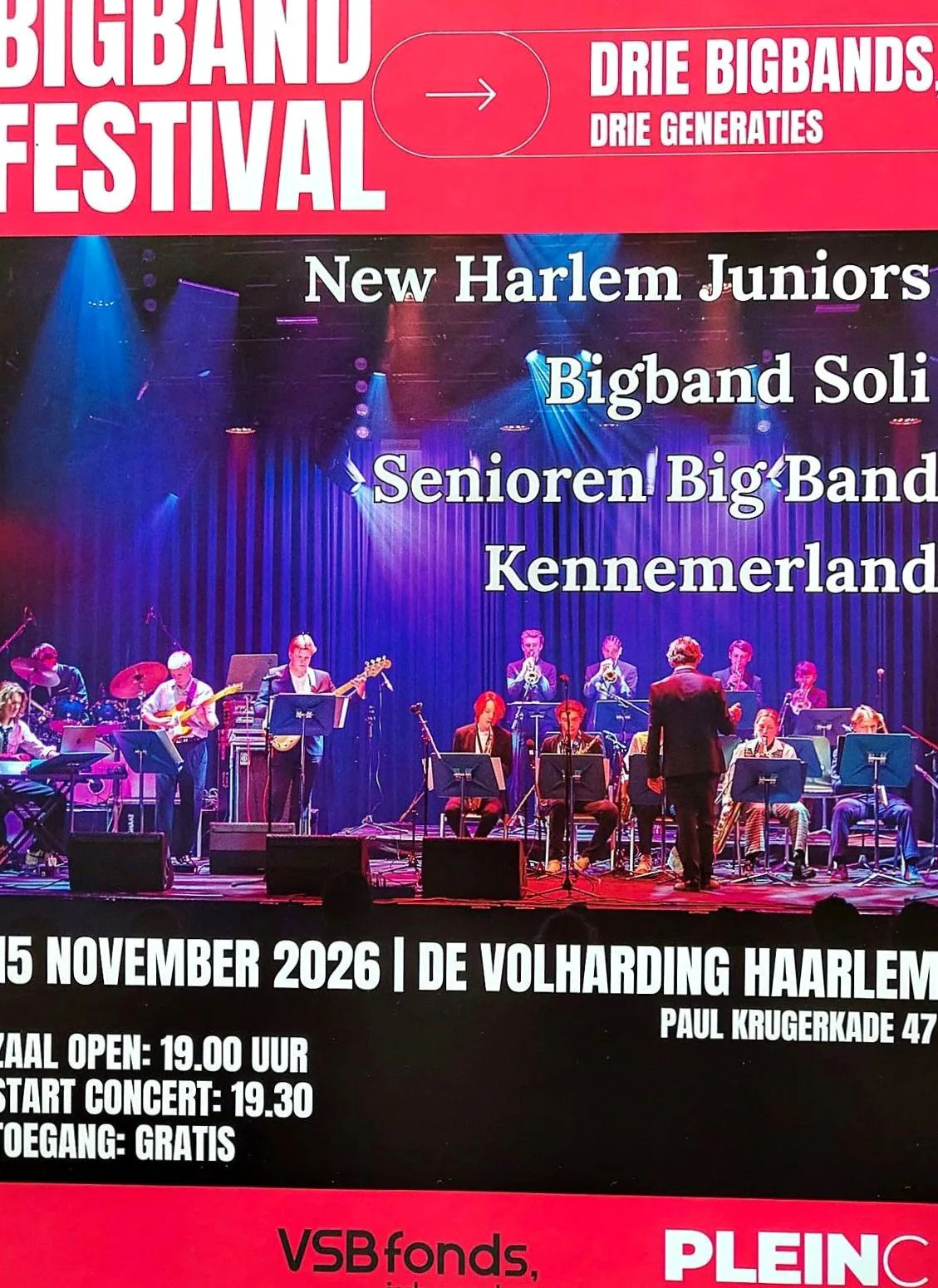 Bigband Festival: drie bigbands, drie generaties — achtergrondafbeelding