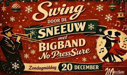 Bigband No PressSure – Swing door de sneeuw · Het Postkantoor, Bovenkarspel · zo 20 dec 2026