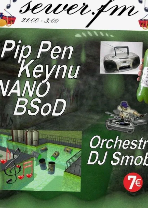 Bitcrush fanclub <3 presents: sewer.FM · Toekomstmuziek, Amsterdam · vr 11 sep 2026