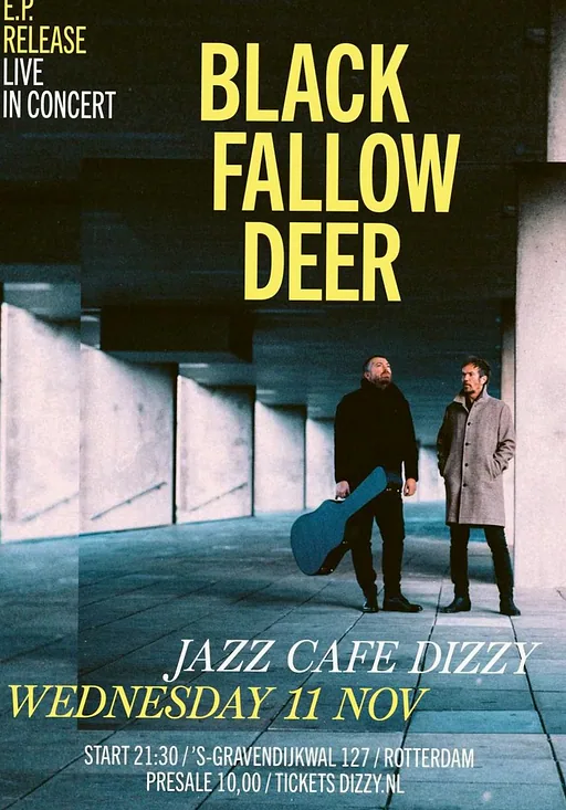 Black Fallow Deer · Dizzy, Rotterdam · wo 11 nov 2026