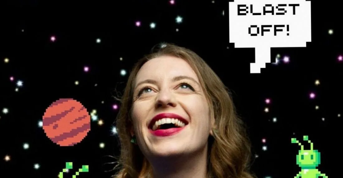 Blast Off! (2+) - Sarah Jeffery — achtergrondafbeelding