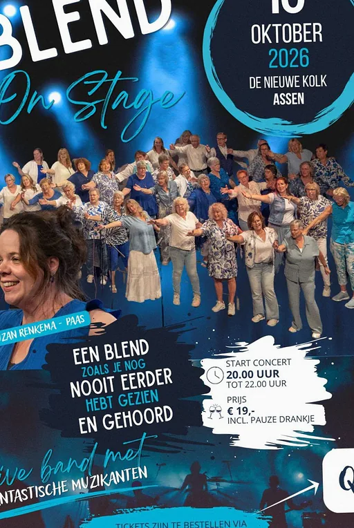 Blend On Stage · De Nieuwe Kolk, Assen · za 10 okt 2026