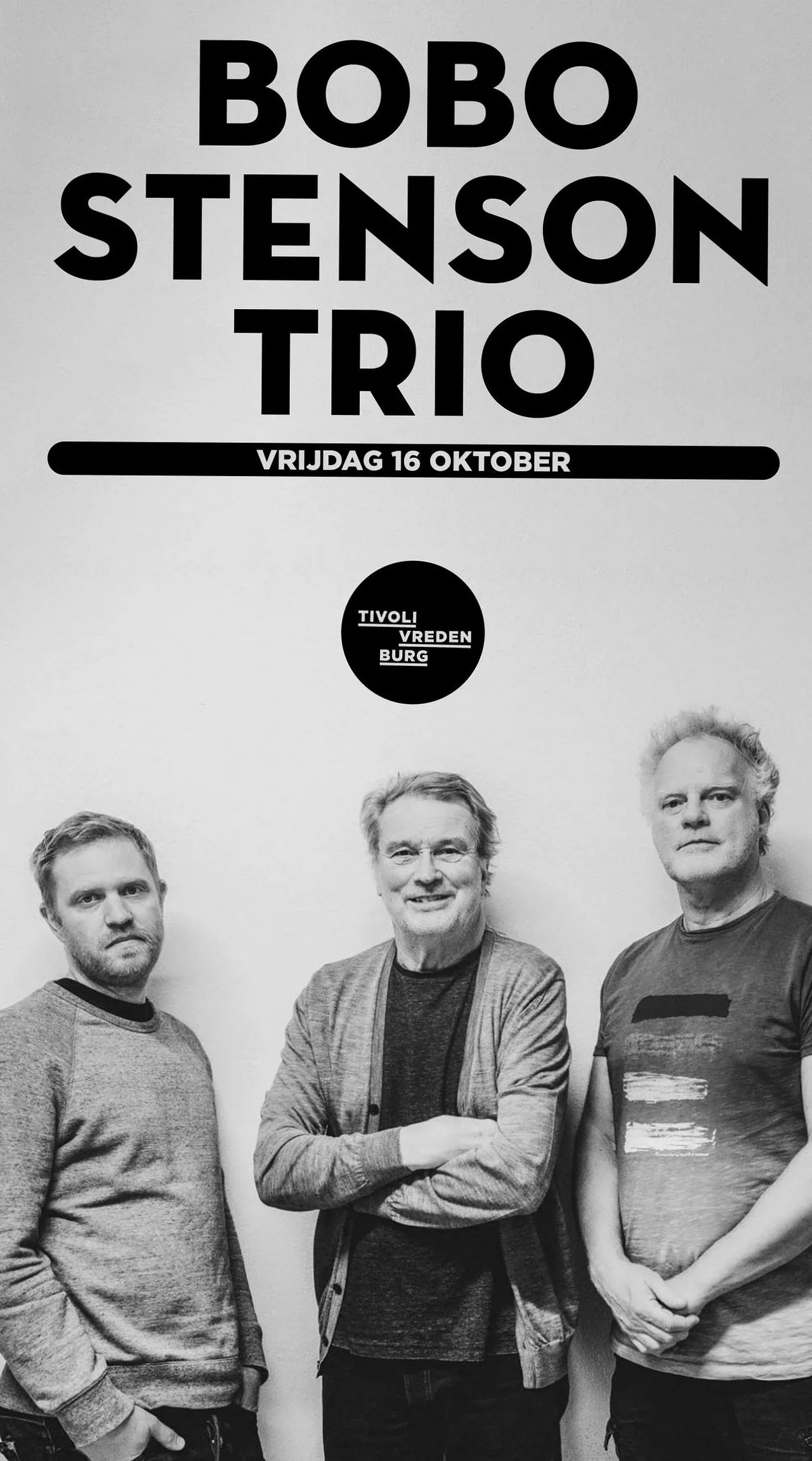 Bobo Stenson Trio · TivoliVredenburg, Utrecht · vr 16 okt 2026