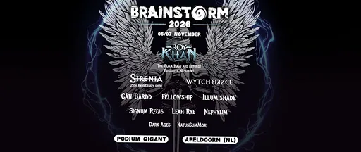 Brainstorm Festival 2026 | vrijdag · GIGANT, Apeldoorn · vr 6 nov 2026
