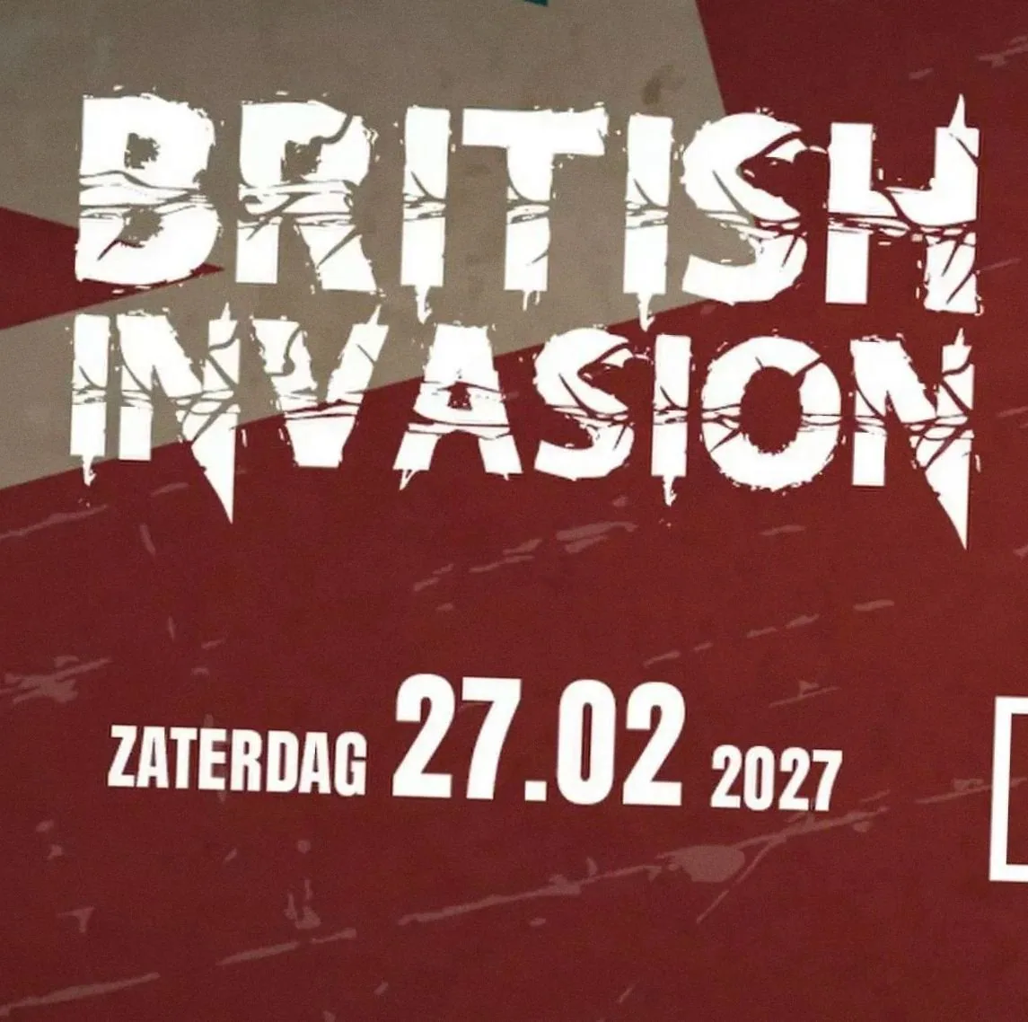 British Invasion · De Pul, Uden · Sat, 27 Feb 2027