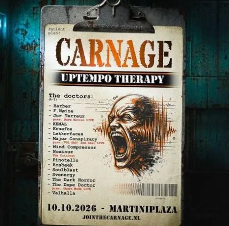 Carnage · Martiniplaza, Groningen · za 10 okt 2026
