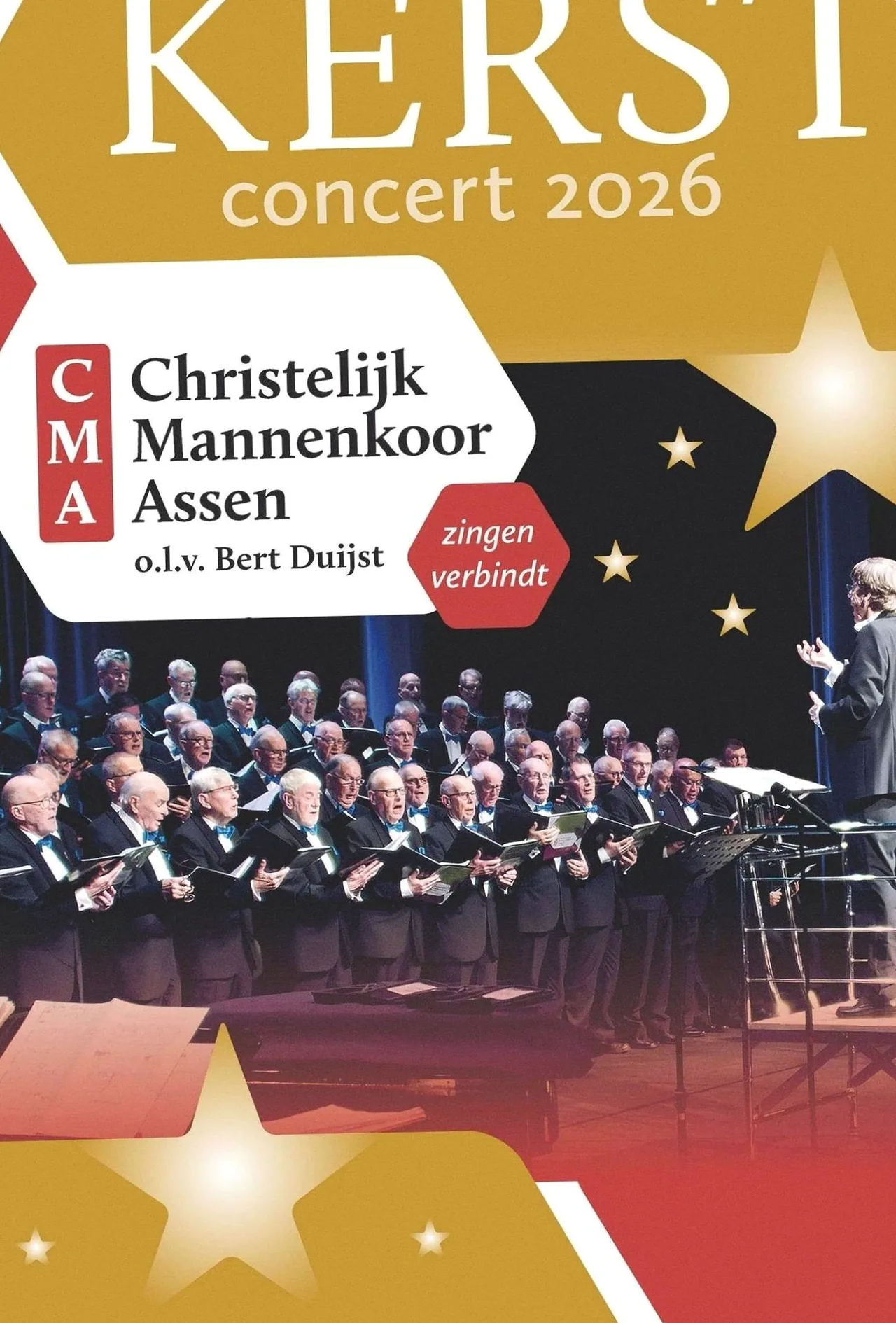 Christelijk Mannenkoor Assen · De Nieuwe Kolk, Assen · za 19 dec 2026