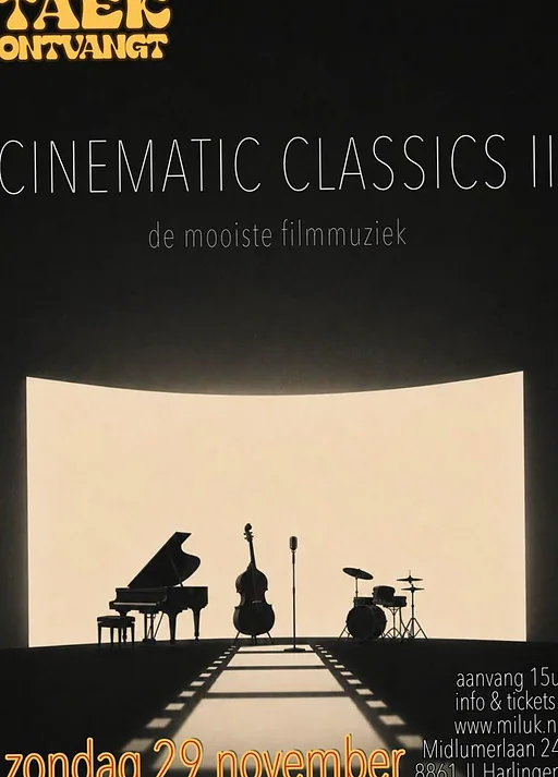 Cinematic Classics II · Milûk, Harlingen · Sun, 29 Nov 2026