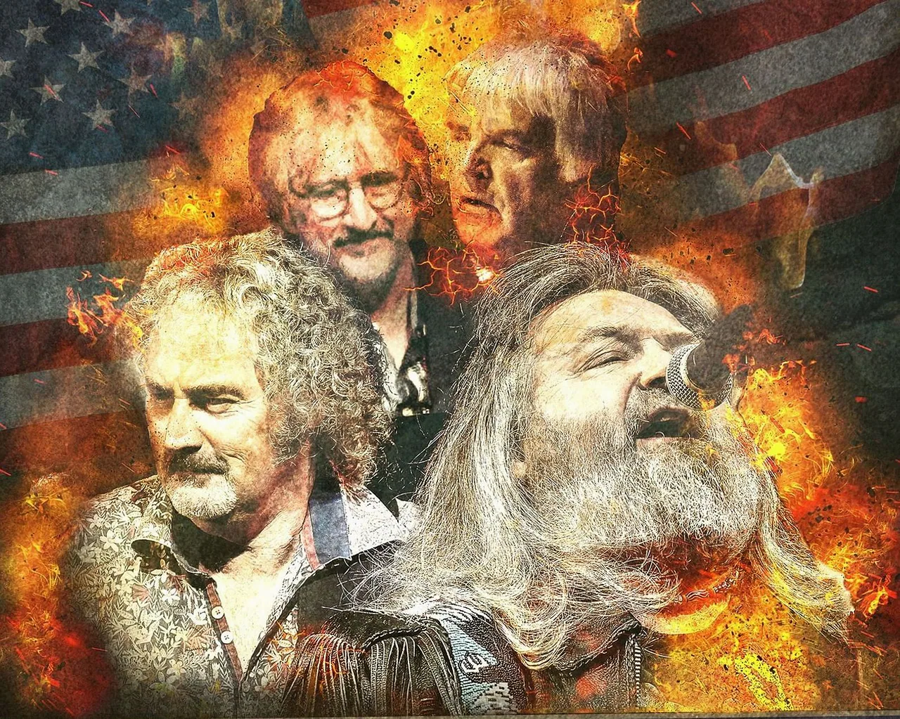 Clearwater Creedence Revival (UK) - Featuring an All Star Lineup — achtergrondafbeelding