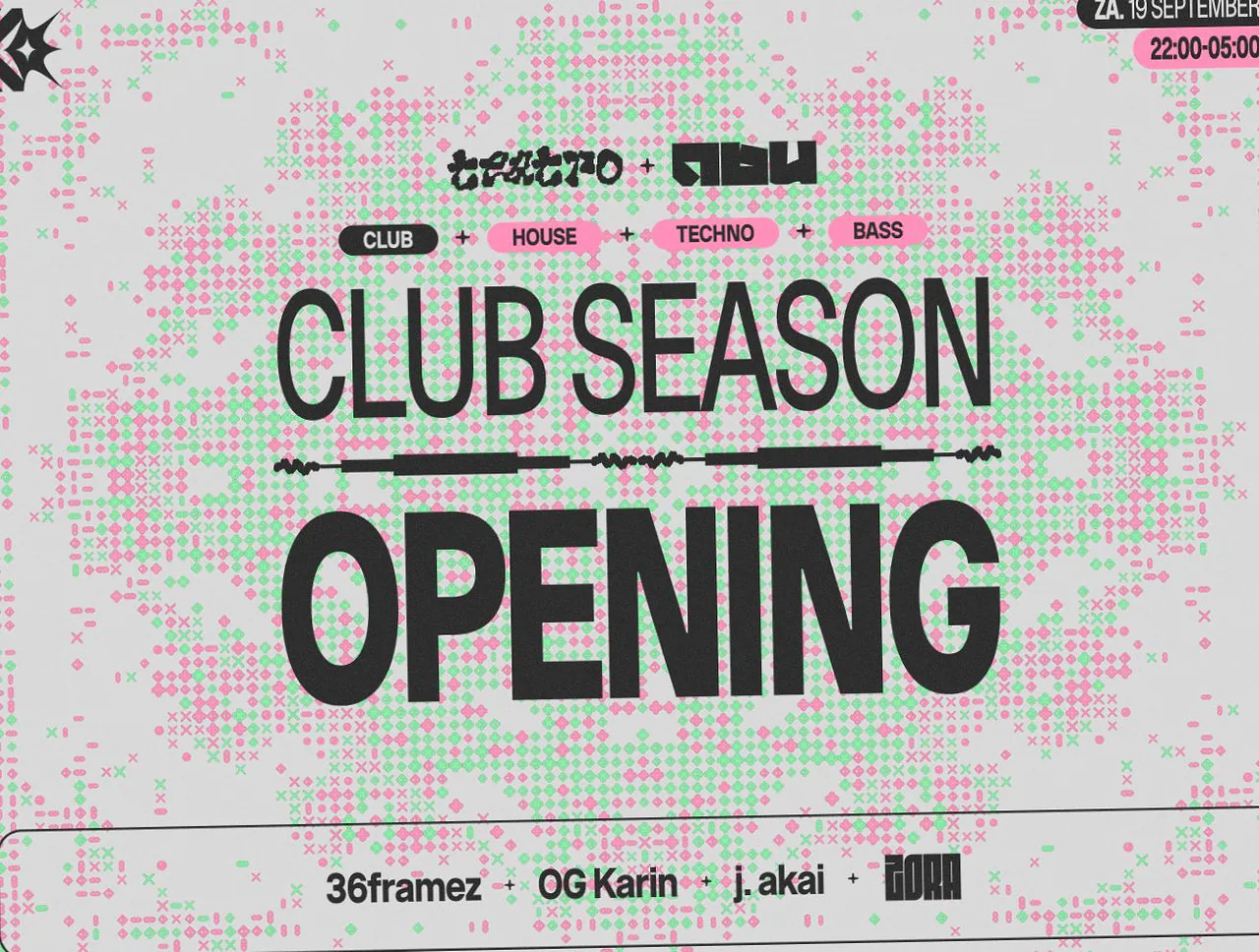 Club Season Opening ✧ KABUL à GoGo x ZORA ✦ · KABUL à GoGo, Utrecht · za 19 sep 2026