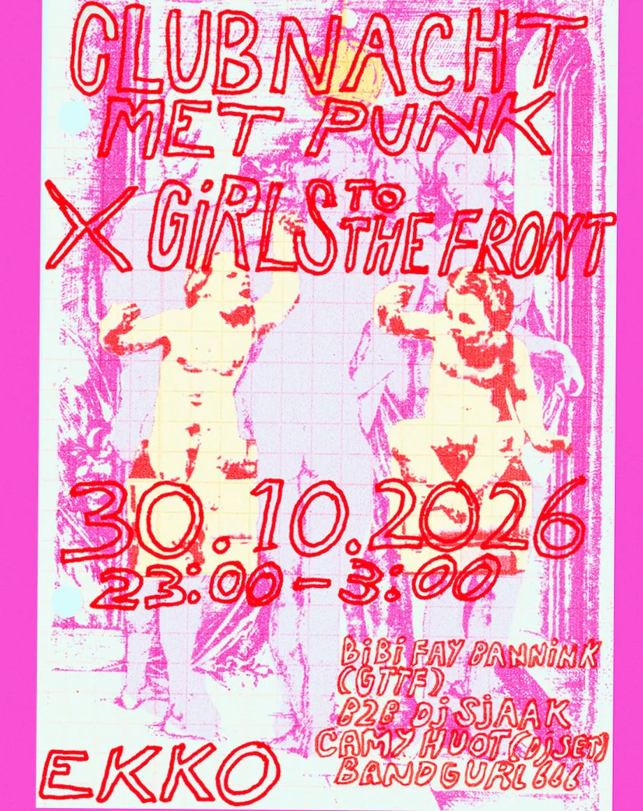 Clubnacht met punk x Girls to the Front · EKKO, Utrecht · Fri, 30 Oct 2026