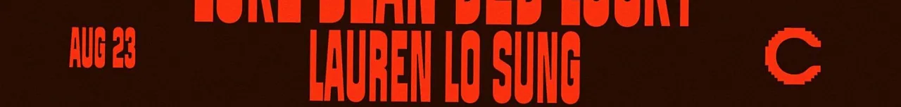 Colorado Charlie w/ Luke Dean B2B Locky (3hrs), Lauren Lo Sung, DAF · Colorado Charlie, Den Haag · Sun, 23 Aug 2026