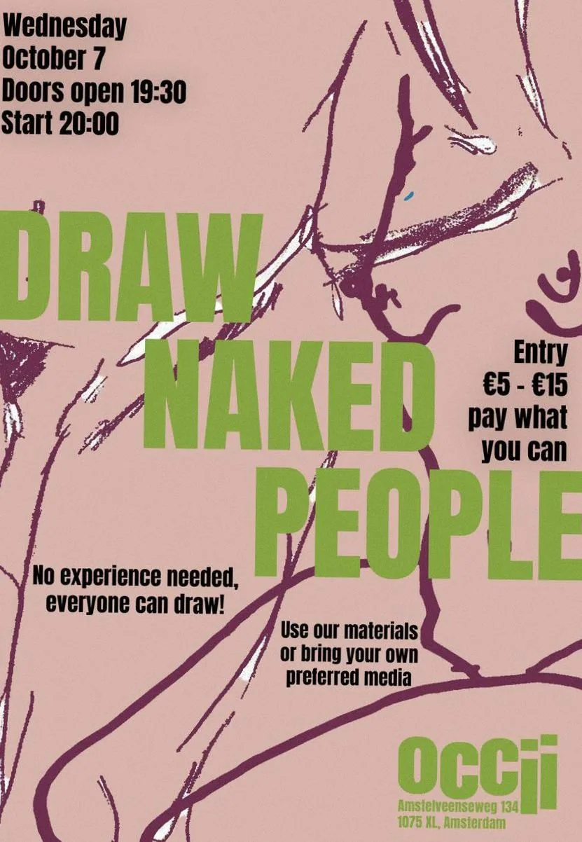 Community Event: DRAW NAKED PEOPLE #8 — achtergrondafbeelding