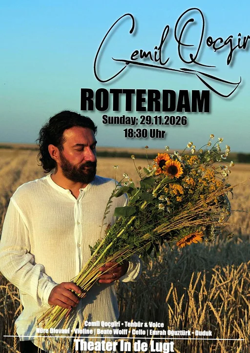Concert Cemîl Qoçgîrî · In de Lugt, Rotterdam · Sun, 29 Nov 2026