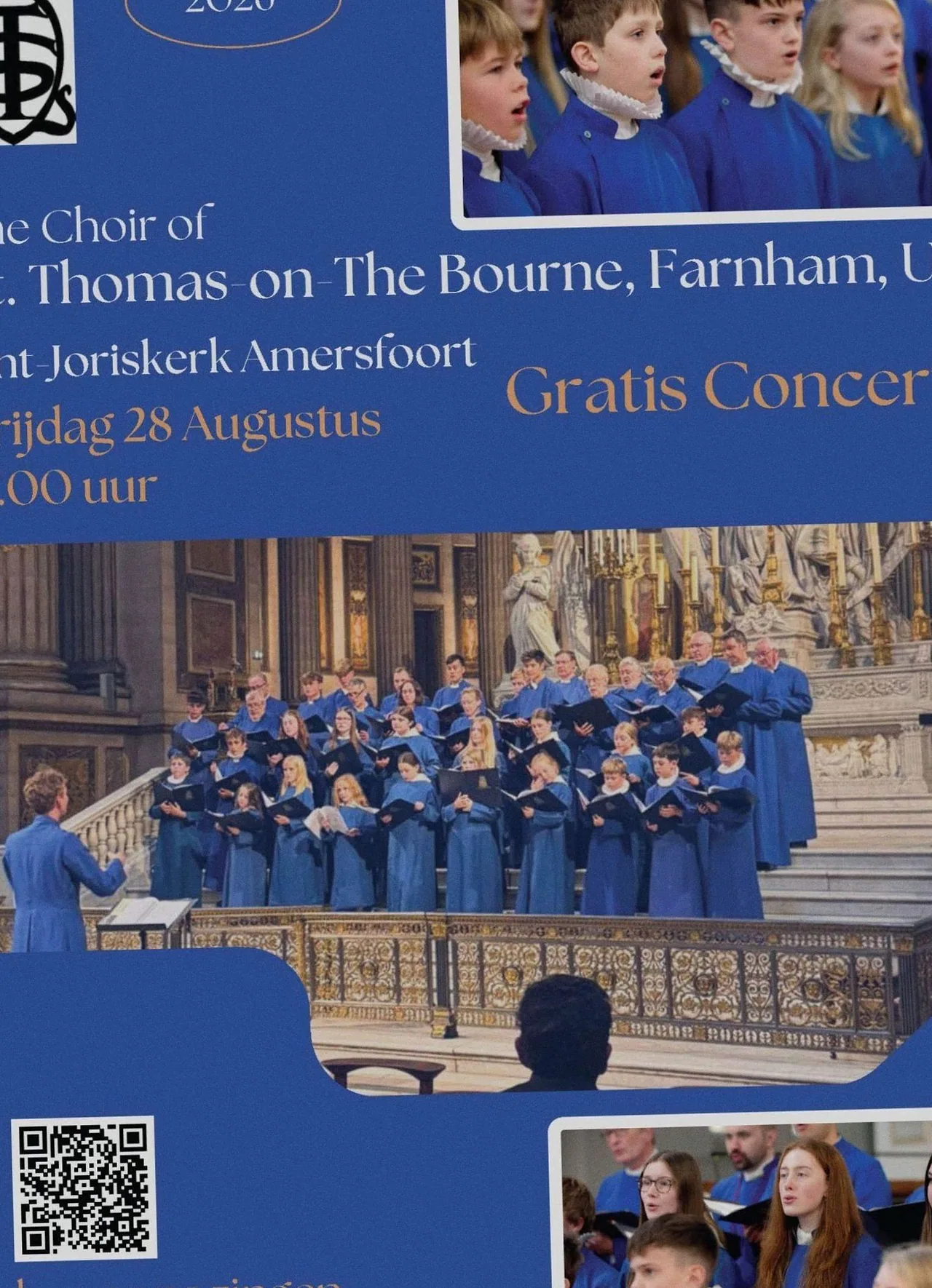 Concert door het koor van St. Thomas-on-the-Bourne · Sint-Joriskerk, Amersfoort · vr 28 aug 2026